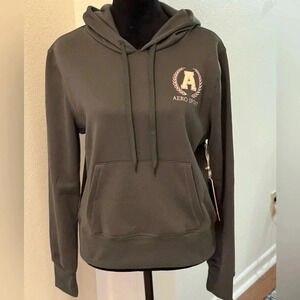 Aeropostale Sport Grey Fleece Hoodie